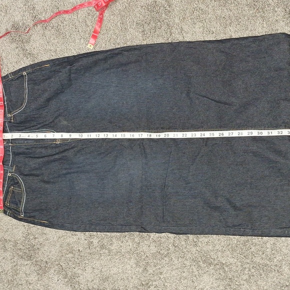 Hip Jeans 5-pocket dark denim jean maxi skirt - 9 - stonewash black - Picture 7 of 7